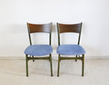 Danish Modern Dining Chair Stained in an Emerald Color, 1960s