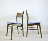 Danish Modern Dining Chair Stained in an Emerald Color, 1960s