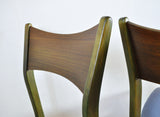 Danish Modern Dining Chair Stained in an Emerald Color, 1960s