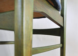 Danish Modern Dining Chair Stained in an Emerald Color, 1960s