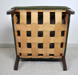 Danish Mid-Century Modern Lounge Chair in Green Velvet, 1950s