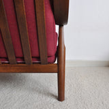 Hans Wegner Lounge Chair in stained oak, Getama Denmark, 1970s