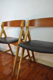 Dining chairs by Henning Kjærnulf, set of 2