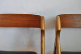 Dining chairs by Henning Kjærnulf, set of 2