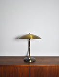 Art Deco or Bauhaus Brass Desk Lamp by Hillebrand, 1930s