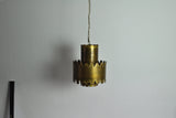 Brass Pendant Lamp Designed by Svend Aage Holm Sørensen in the 1960s, Denmark