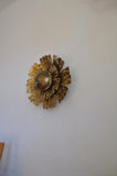 Large brass wall lamp by Svend Aage Holm Sørensen, the 60's in Denmark