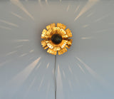 Large brass wall lamp by Svend Aage Holm Sørensen, the 60's in Denmark