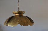 Hanging brass lamp from the 60s by Svend Aage Holm Sørensen