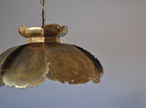 Hanging brass lamp from the 60s by Svend Aage Holm Sørensen