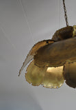 Hanging brass lamp from the 60s by Svend Aage Holm Sørensen