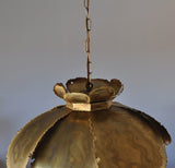 Hanging brass lamp from the 60s by Svend Aage Holm Sørensen