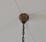 Large ceiling lamp designed by Svend Aage Holm Sørensen in the 60's in Denmark