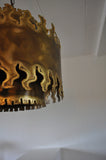 Large ceiling lamp designed by Svend Aage Holm Sørensen in the 60's in Denmark