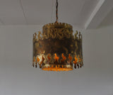 Large ceiling lamp designed by Svend Aage Holm Sørensen in the 60's in Denmark