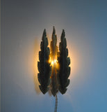 Brass wall lamp by Svend Aage Holm Sørensen, the 60's in Denmark