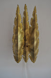 Brass wall lamp by Svend Aage Holm Sørensen, the 60's in Denmark