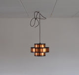Copper pendant by Svend Aage Holm Sørensen from the 60s.