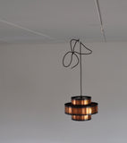 Copper pendant by Svend Aage Holm Sørensen from the 60s.