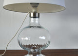 Clear Glass Table Lamp by Michael Bang, Holmegaard Glasværk, 1978