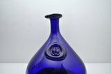 Cobalt Blue Viking Decanter and Cups, Ole Winther, Holmegaard Glasværk, 1962