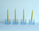 Holmegaard Glas Candlesticks set of 4 in original package