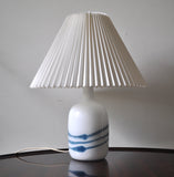 Opaline Glass Table Lamp by Michael Bang, Holmegaard Glasværk 1986