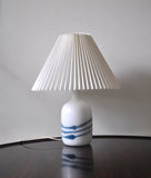 Opaline Glass Table Lamp by Michael Bang, Holmegaard Glasværk 1986