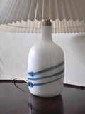 Opaline Glass Table Lamp by Michael Bang, Holmegaard Glasværk 1986