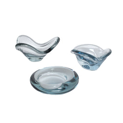 Smaller dishes designed by Per Lütken and Christer Holmgren for Holmegaard, 1950s to 1970s