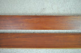 Scandinavian Modern Teak Bed with Woven Cane Head and Footboard