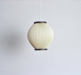 Danish Modern Pleated Pendant by Hoyrup Light, 1960s