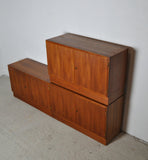 Danish Teak Cabinets by Hundevad & Co, set of 3