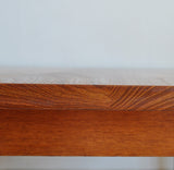 Rare Danish Modern Coffee Table in massive teak wood by Inger Klingenberg for France & Søn