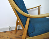 Lounge Chair by Peter Hvidt & Orla Mølgaard-Nielsen, France & Daverkosen, 1950s