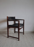 Teak and rosewood armchair model 370 designed by Peter Hvidt & Orla Mølgaard-Nielsen