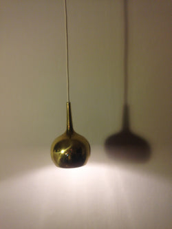 Small swedish Hans Agne Jakobsson brass pendant