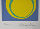 Abstract Geometric Danish Screen Print by Ib Geertsen, Signed