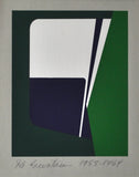 Abstract Geometric Danish Screen Print by Ib Geertsen, Signed