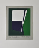 Abstract Geometric Danish Screen Print by Ib Geertsen, Signed