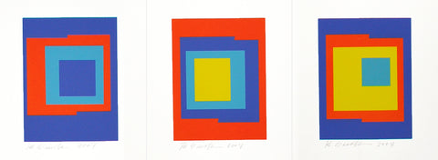 Screen Prints (3) by Ib Geertsen, signed, 2007