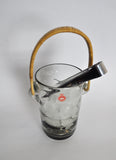Ice Bucket with Cane Handle Designed by Jacob E. Bang for Holmegaard, 1937