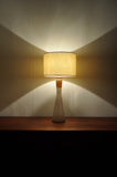 Opaline Glass Table Lamp by Jacob E. Bang, Kastrup Glasværk ca. 1960