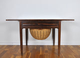 Mid-Century Modern Drop-Leaf Sewing Table by Johs. Andersen, 1960s
