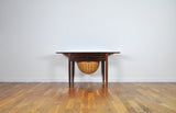 Mid-Century Modern Drop-Leaf Sewing Table by Johs. Andersen, 1960s