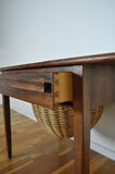 Mid-Century Modern Drop-Leaf Sewing Table by Johs. Andersen, 1960s