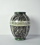 Unique Hand-Thrown and Hand-Glazed Danish Ceramic Vase