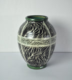 Unique Hand-Thrown and Hand-Glazed Danish Ceramic Vase