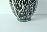 Unique Hand-Thrown and Hand-Glazed Danish Ceramic Vase