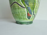 Unique Hand-Thrown and Hand-Glazed Danish Ceramic Vase or Jar